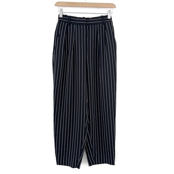 BABATON | Modesto Pinstripe Trouser Pants Black White Size 00 - Picture 5 of 12